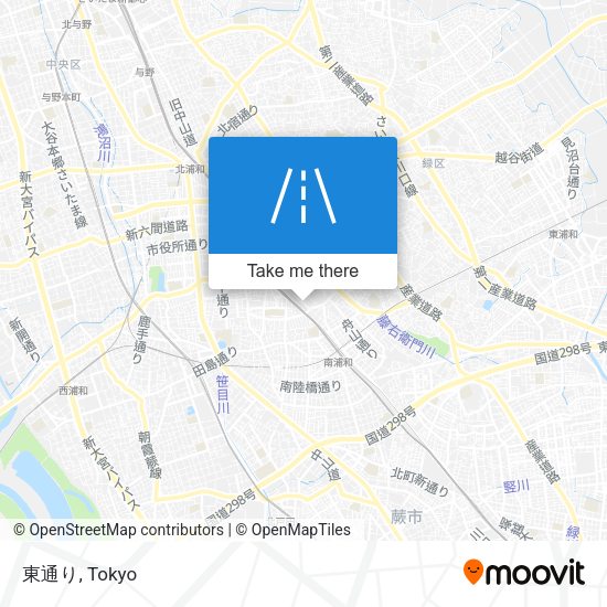 東通り map