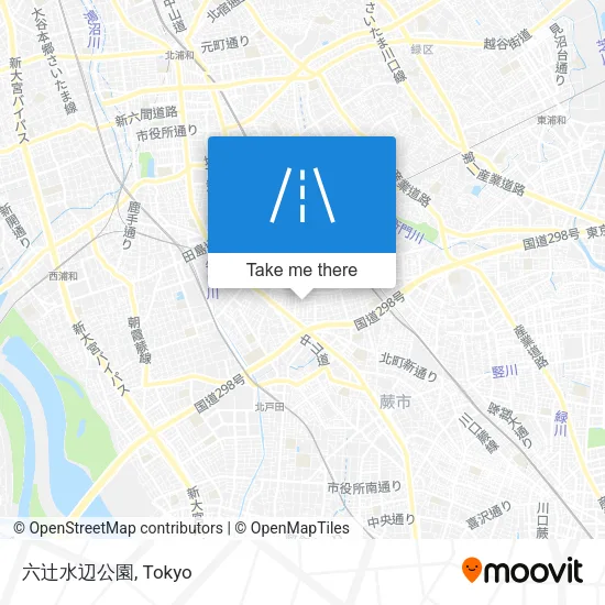 六辻水辺公園 map