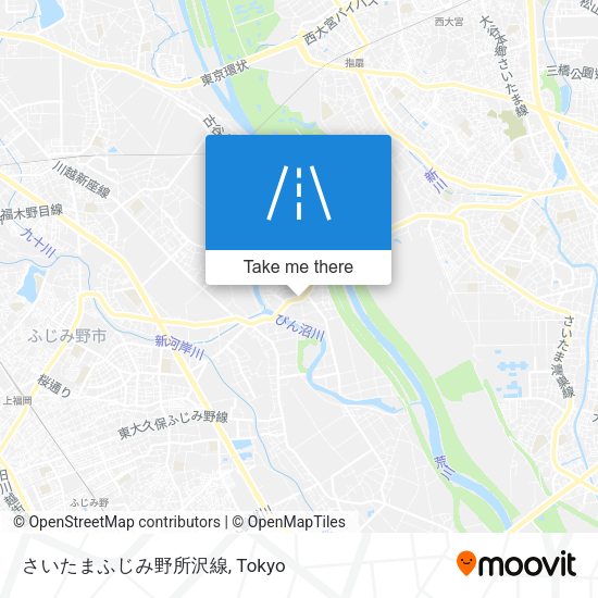 さいたまふじみ野所沢線 map