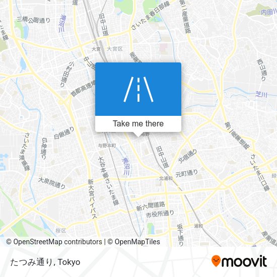 たつみ通り map