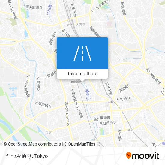 たつみ通り map