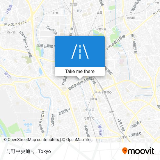 与野中央通り map