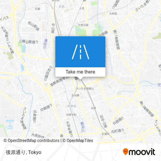 後原通り map