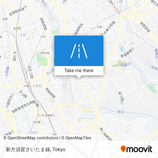 新方須賀さいたま線 map