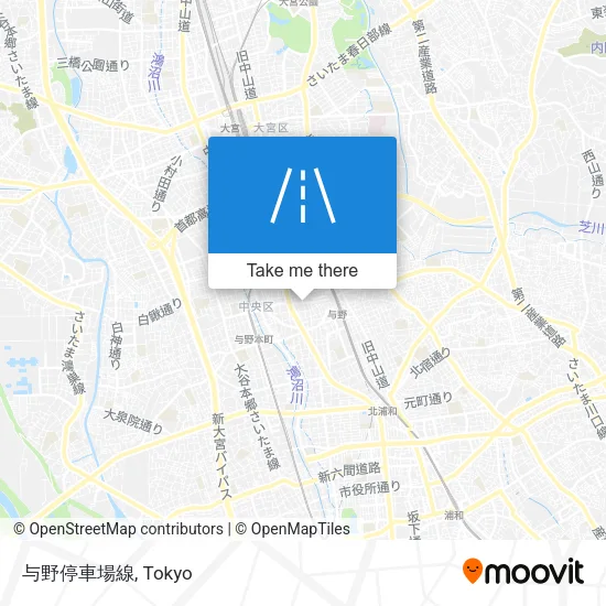 与野停車場線 map