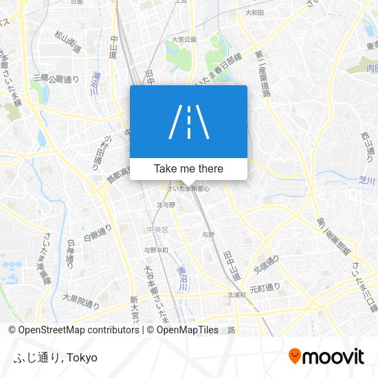 ふじ通り map