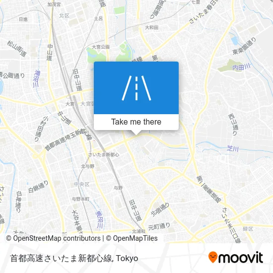 首都高速さいたま新都心線 map