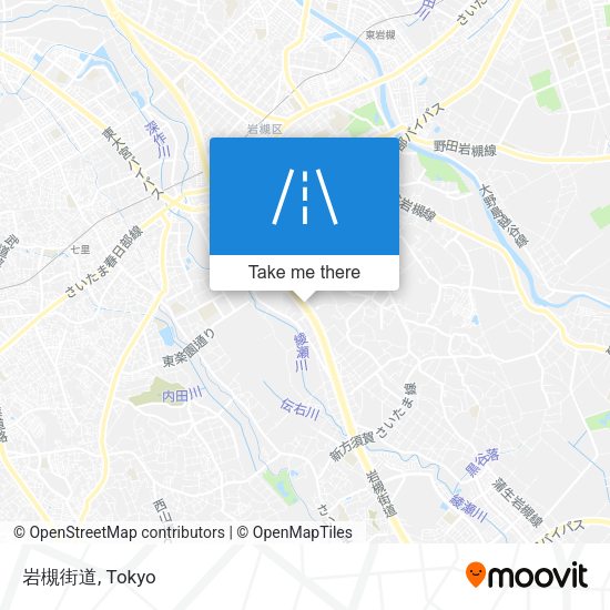 岩槻街道 map