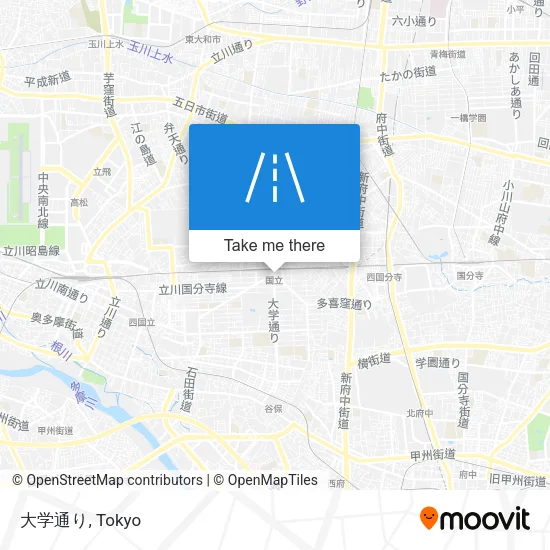 大学通り map