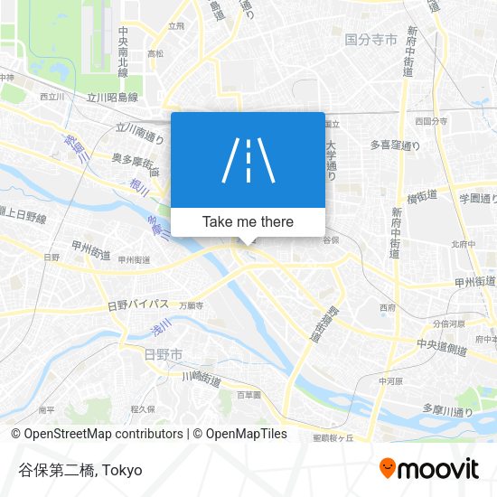 谷保第二橋 map