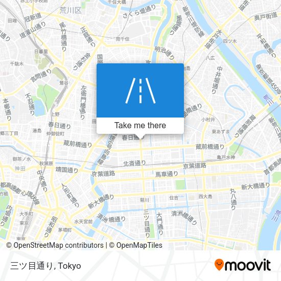 三ツ目通り map