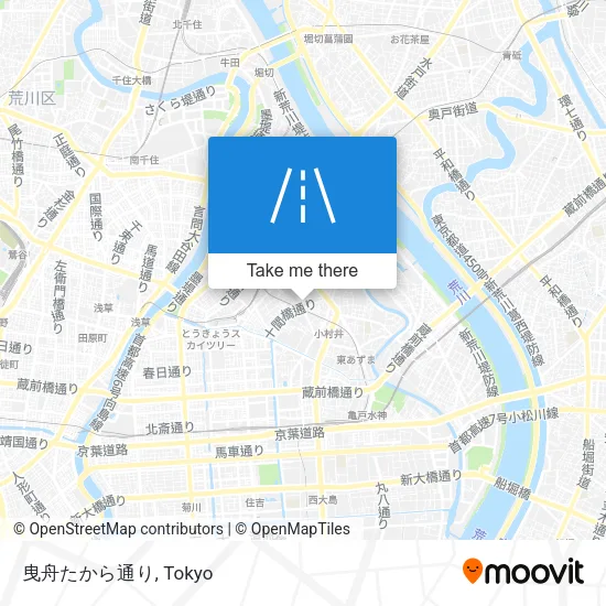 曳舟たから通り map