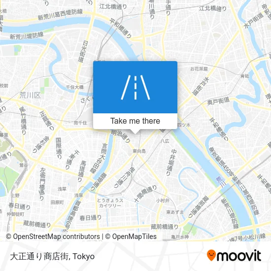 大正通り商店街 map