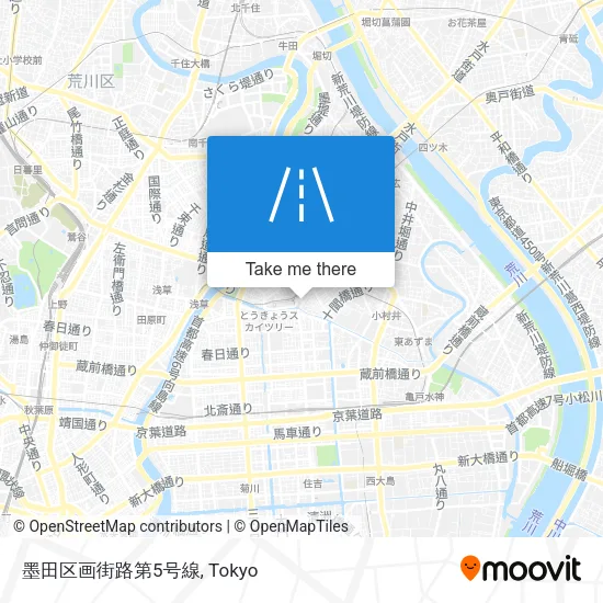 墨田区画街路第5号線 map