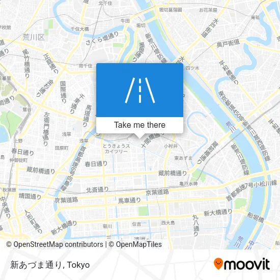 新あづま通り map