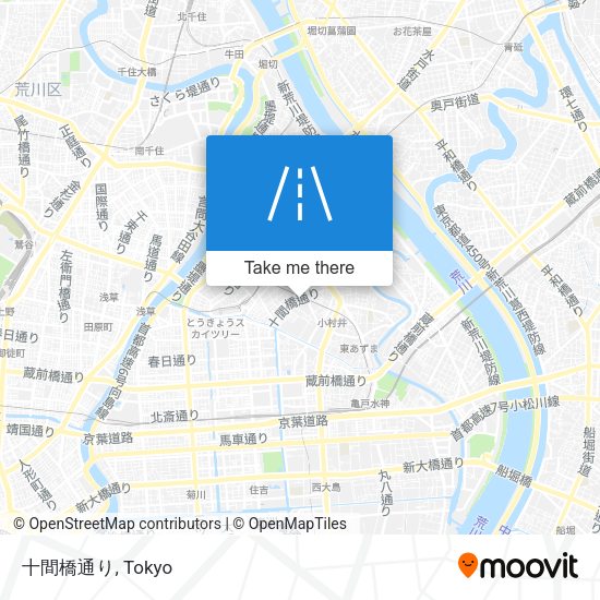 十間橋通り map