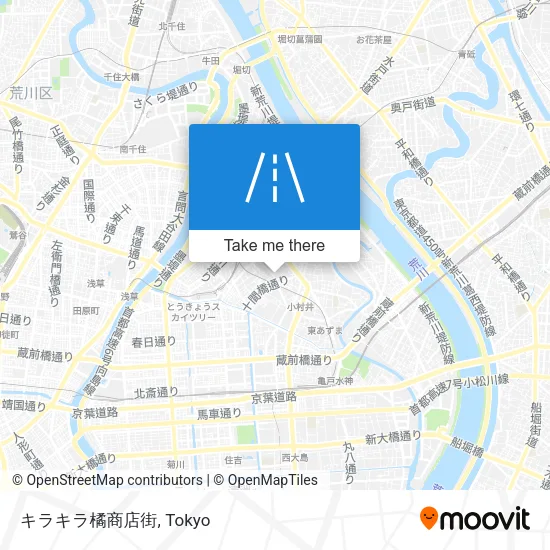 キラキラ橘商店街 map