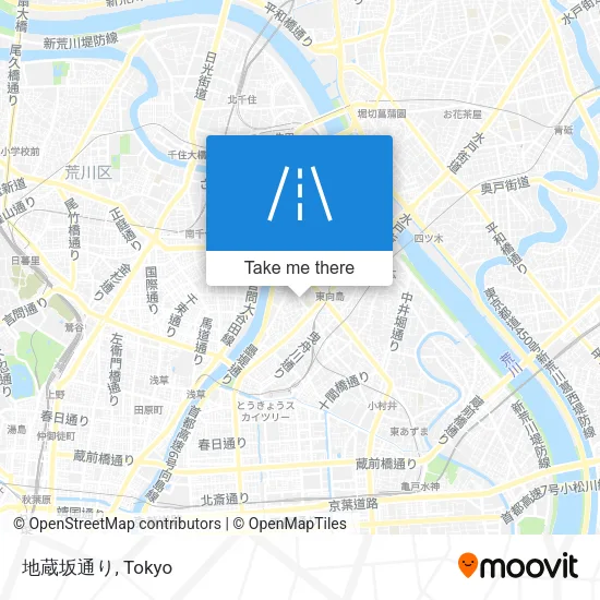 地蔵坂通り map