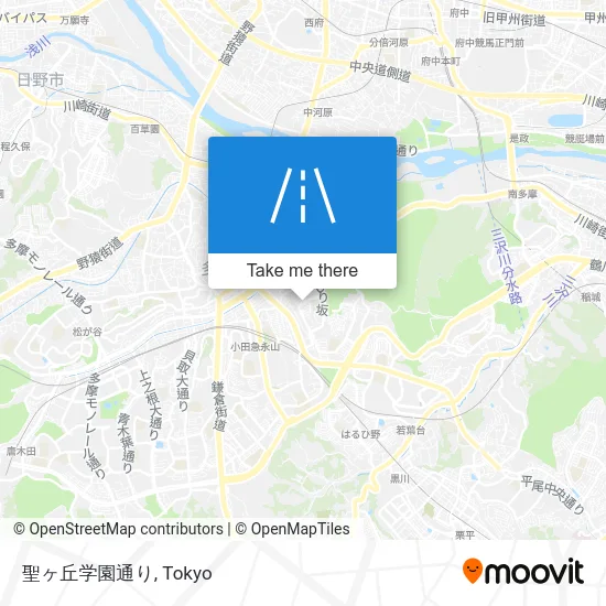 聖ヶ丘学園通り map
