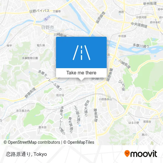 恋路原通り map