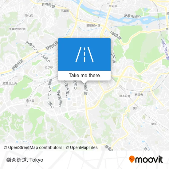 鎌倉街道 map