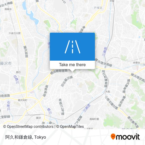 阿久和鎌倉線 map