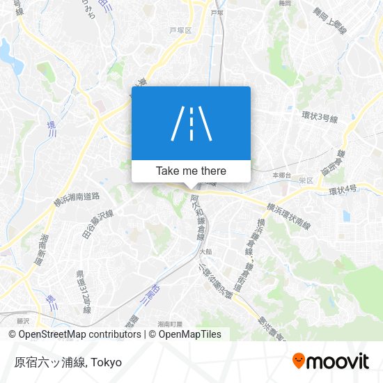 原宿六ッ浦線 map