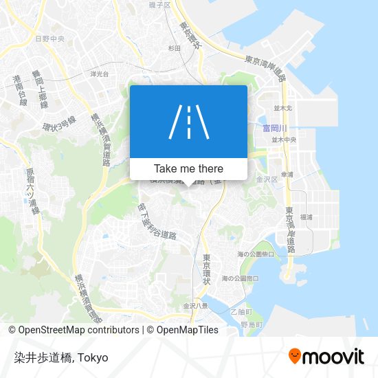 染井歩道橋 map
