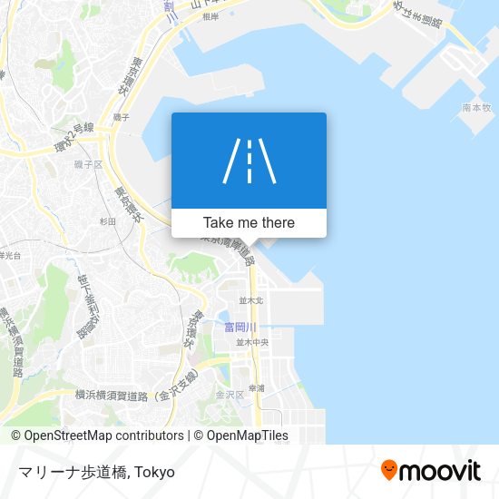 マリーナ歩道橋 map