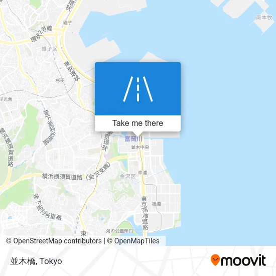 並木橋 map