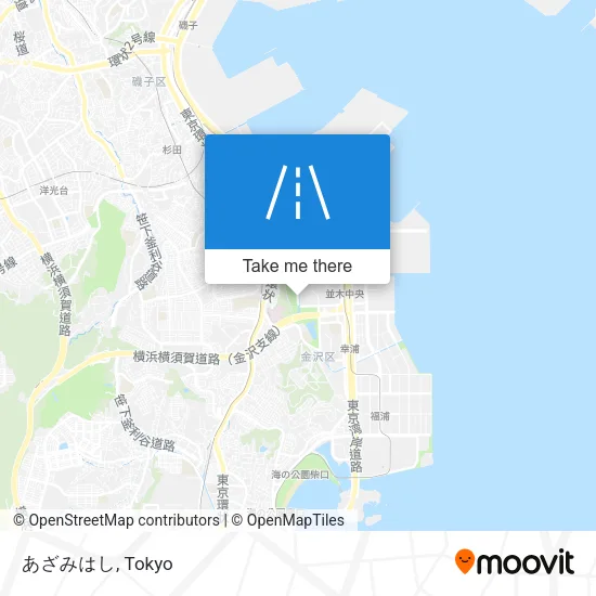 あざみはし map