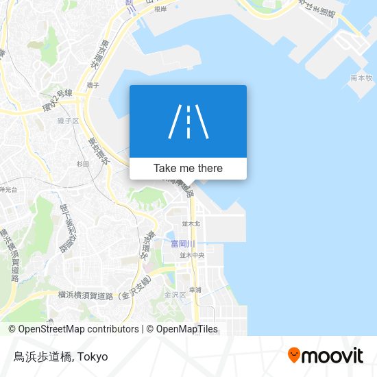 鳥浜歩道橋 map