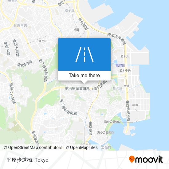 平原歩道橋 map