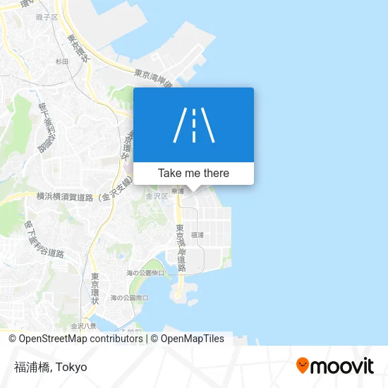 福浦橋 map