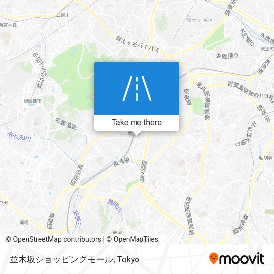 並木坂ショッピングモール map