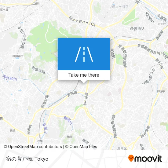 宿の背戸橋 map