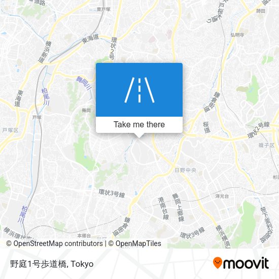 野庭1号歩道橋 map