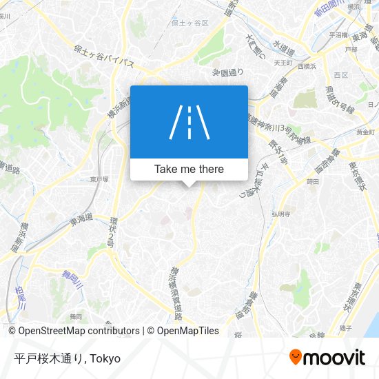 平戸桜木通り map