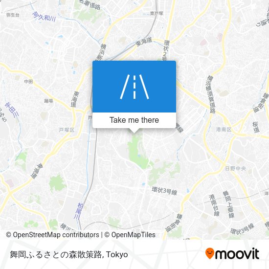 舞岡ふるさとの森散策路 map