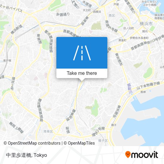 中里歩道橋 map