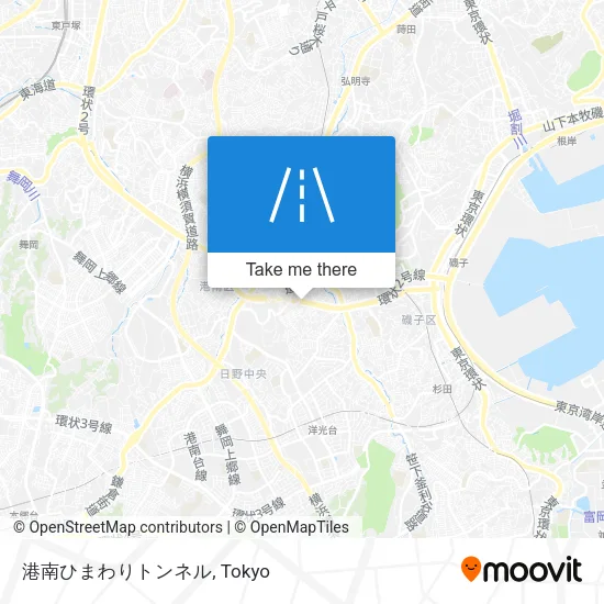 港南ひまわりトンネル map
