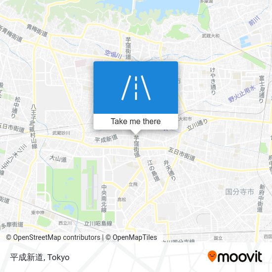 How To Get To 平成新道 In 立川市 By Bus Moovit