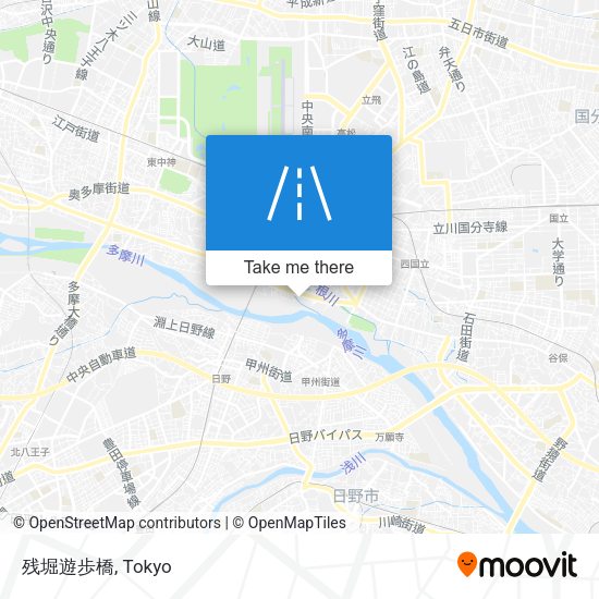 残堀遊歩橋 map