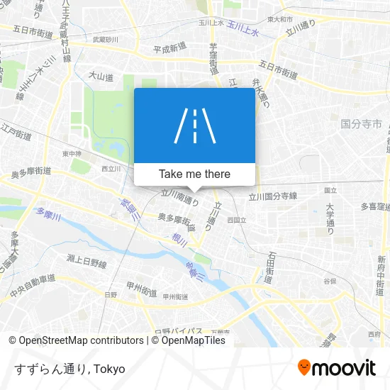すずらん通り map