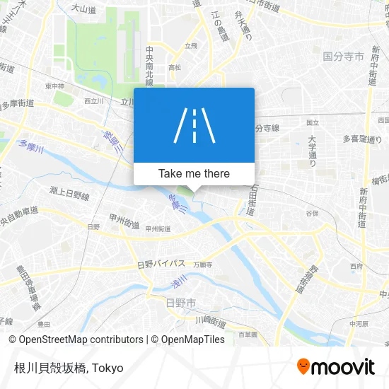 根川貝殻坂橋 map