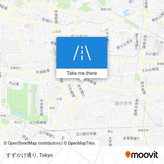 すずかけ通り map