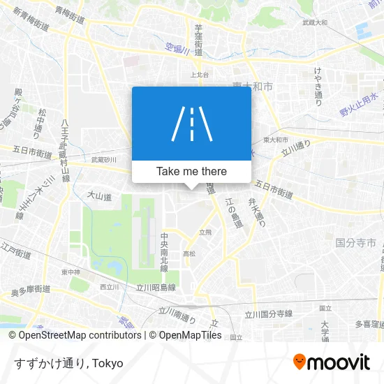 Suzukake Street map