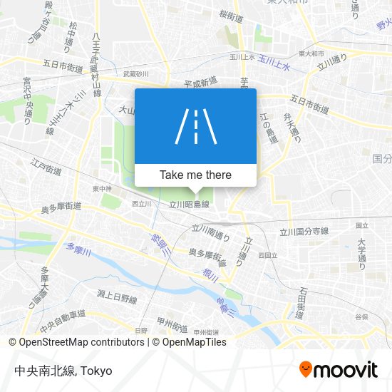 中央南北線 map