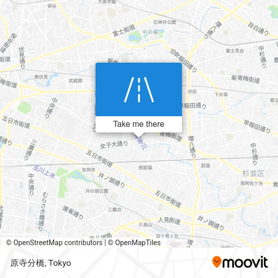原寺分橋 map