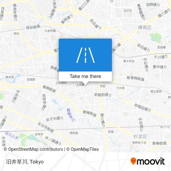 旧井草川 map